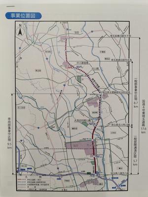 国道4号東埼玉道路計画位置図
