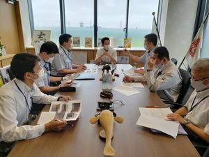 消防行政報告の様子