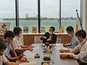 私立民間保育園協議会面会の様子