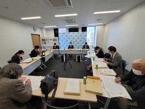 市長定例記者会見の様子