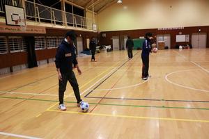 ブラインドサッカーの様子