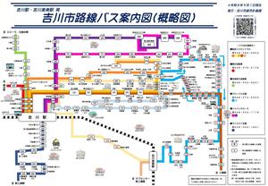 路線バス案内図(概略図)