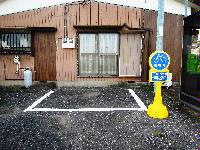 香取神社前のバス停付近にあるサイクルアンドバスライド駐輪場