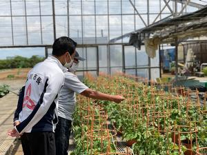 訪問の様子