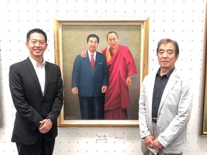 肖像展の様子