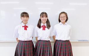 東中学校3人の画像