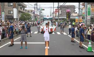 面会・聖火リレー当日の様子