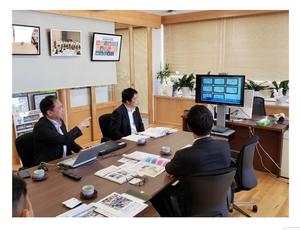 学校訪問の様子