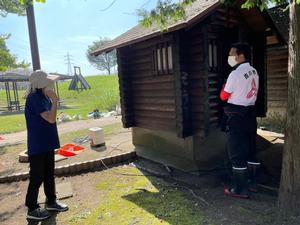 関公園トイレ改修の様子