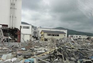 東日本大震災時の写真