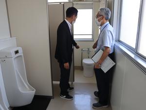 トイレ改修の様子