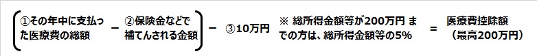 医療費控除の計算