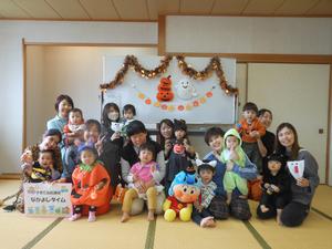 参加した親子の集合写真
