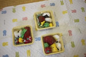 完成したお弁当の写真