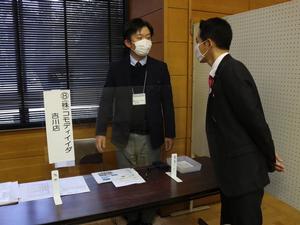 合同就職面接会の様子